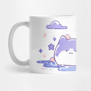 Cute Kawaii Chill Summer Kitty Mug